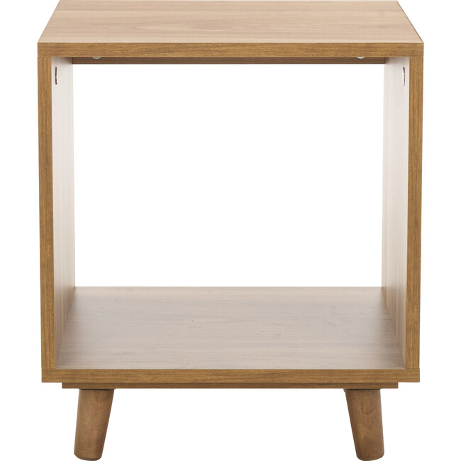 Yona Open Shelf Accent Table, Brown