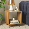 Yona Open Shelf Accent Table, Brown - Accent Tables - 2