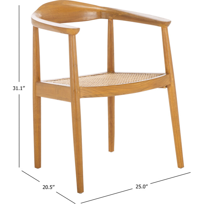 Savina Open Webbing Accent Chair, Natural - Accent Seating - 4