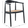 Savina Open Webbing Accent Chair, Black - Accent Seating - 5