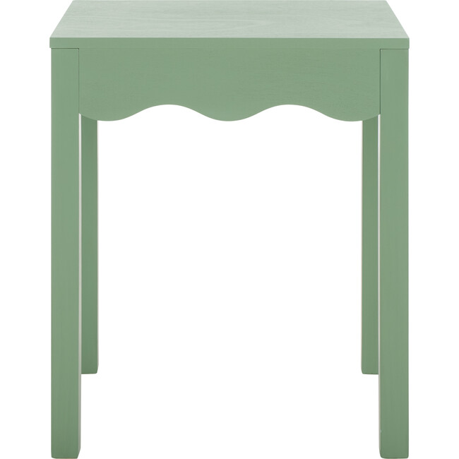 Litith Sq Wave Accent Table, Green