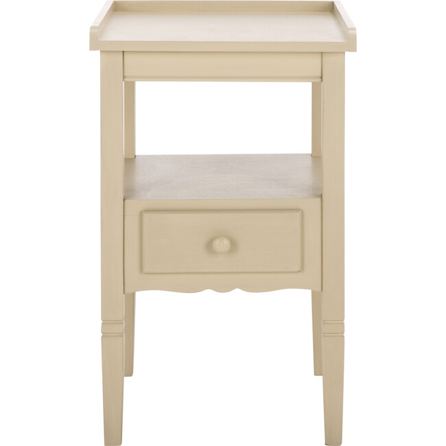Araminta 1 Drw Accent Table, Beige