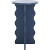 Lilith Wavy Accent Table, Blue - Accent Tables - 1 - thumbnail