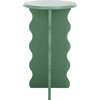 Lilith Wavy Accent Table, Green - Accent Tables - 1 - thumbnail