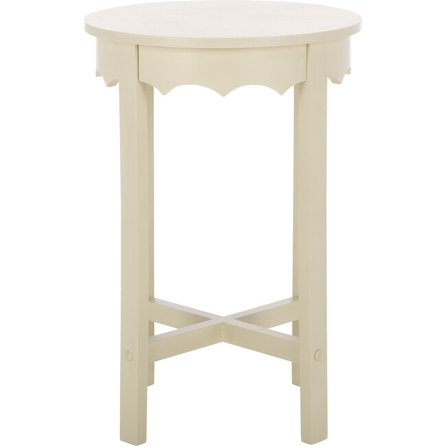 Seraphina Rnd Accent Table, Beige