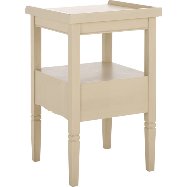 Araminta 1 Drw Accent Table, Beige - Accent Tables - 3