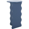 Lilith Wavy Accent Table, Blue - Accent Tables - 3