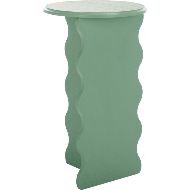 Lilith Wavy Accent Table, Green - Accent Tables - 3