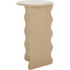 Lilith Wavy Accent Table, Natural - Accent Tables - 3