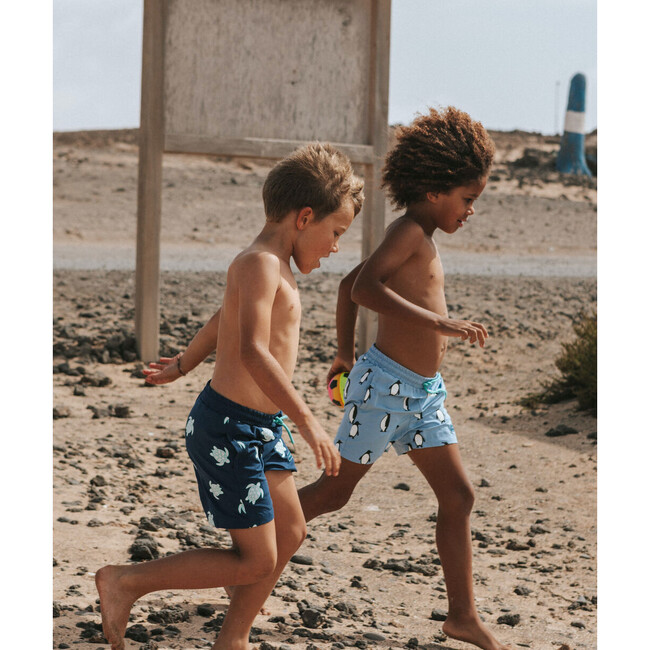 Holly & Beau Turtles Color Changing Swim Trunks - Swim Trunks - 4