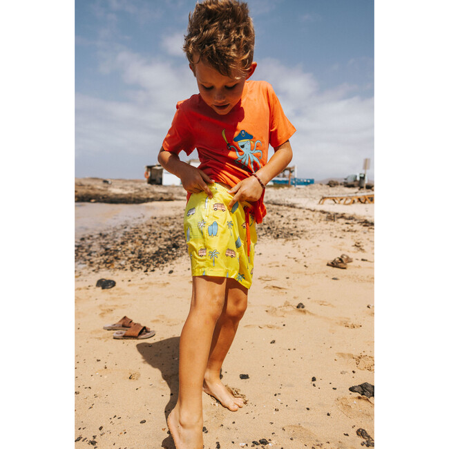 Holly & Beau Surfboard Color Changing Swim Trunks - Swim Trunks - 4