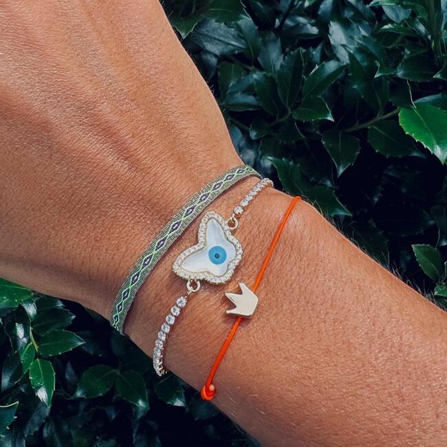 Lux Mother of Pearl Butterfly Bracelet - Bracelets - 2