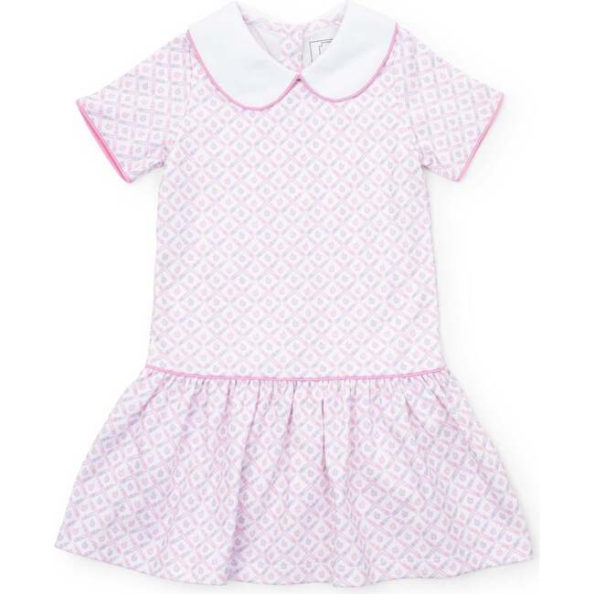 Libby Girls' Dress, School Plaid Pink