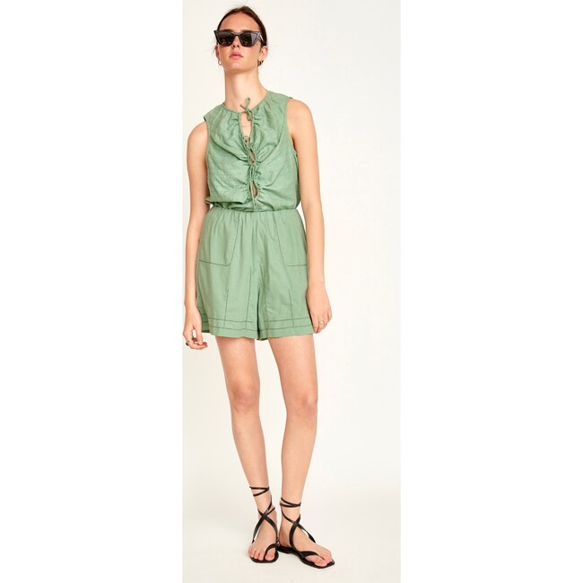 Woodstock Long Line Shorts, Mint
