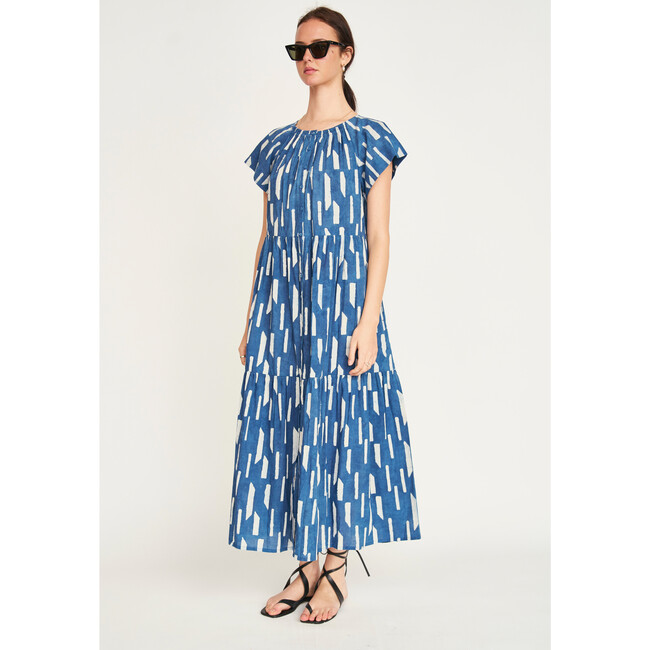 Vienna Maxi Dress, Indigo Rainfall - Dresses - 2