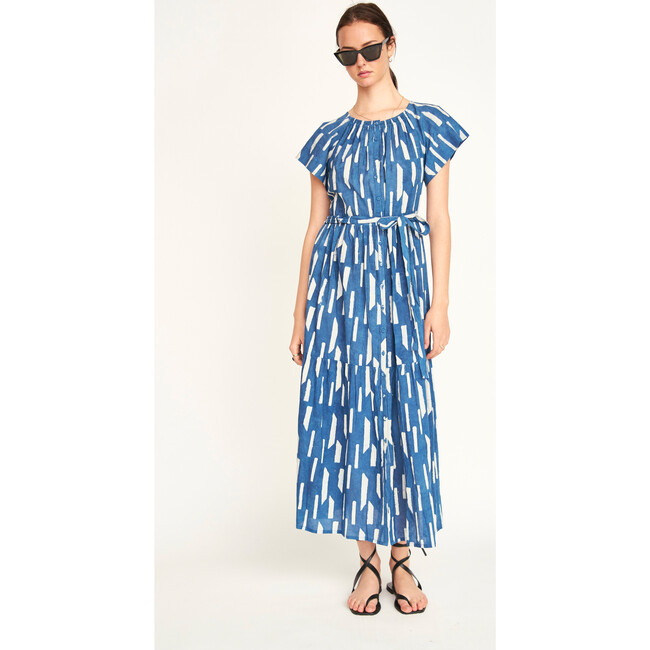 Vienna Maxi Dress, Indigo Rainfall - Dresses - 4