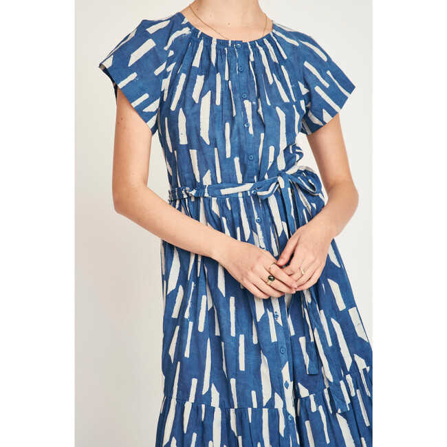 Vienna Maxi Dress, Indigo Rainfall - Dresses - 5