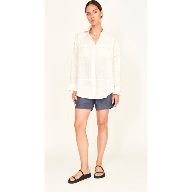 Kyoto Blouse, White Box Stitch