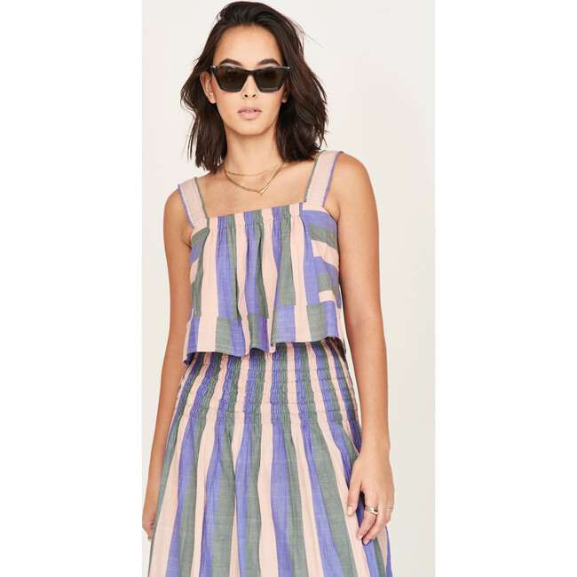 Monaco Tank, Carnival Stripe - Tank Tops - 4