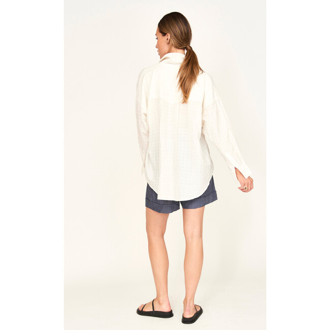 Kyoto Blouse, White Box Stitch - Blouses - 3