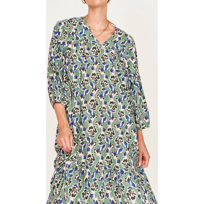 Belem Long Dress, Mint Orchid - Dresses - 5