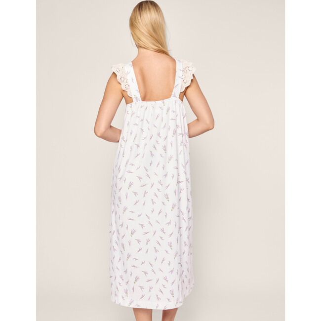 Women's Pima Cotton Clara Nightgown, Fields of Provence - Nightgowns - 4