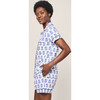 Women's Pima Cotton Short Sleeve Short Set, Bristol Bay - Pajamas - 3