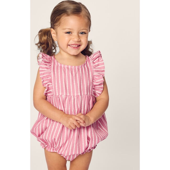 Infant's Ruffled Romper, Love Lines