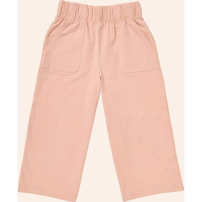 Wide Leg Double Knit Pant, Pink