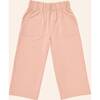 Wide Leg Double Knit Pant, Pink - Pants - 1 - thumbnail