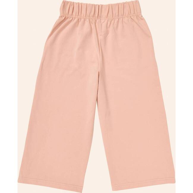 Wide Leg Double Knit Pant, Pink - Pants - 3