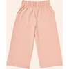 Wide Leg Double Knit Pant, Pink - Pants - 3