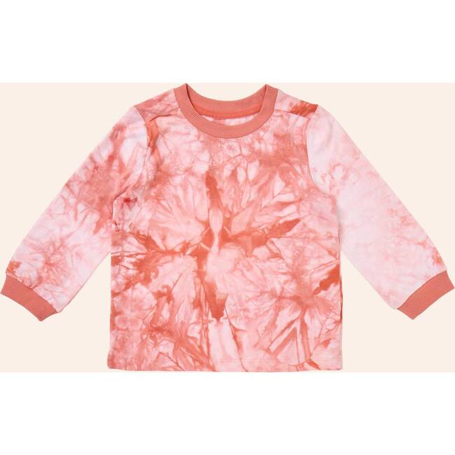 Tie Dye Longsleeve Tee, Red