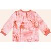 Tie Dye Longsleeve Tee, Red - T-Shirts - 3