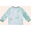 Tie Dye Longsleeve Tee, Green - T-Shirts - 3