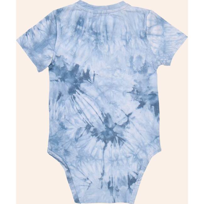 Tie Dye Henley Onesie, Navy - Onesies - 3