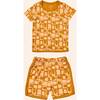 Tee and Shorts Set, Orange - Mixed Apparel Set - 1 - thumbnail
