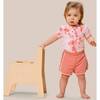 Tie Dye Henley Onesie, Red - Onesies - 2