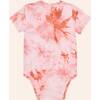 Tie Dye Henley Onesie, Red - Onesies - 3