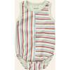 Stripe Mix Tank Onesie, Red/Blue Stripes - Onesies - 1 - thumbnail