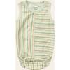 Stripe Mix Tank Onesie, Green Stripes - Onesies - 1 - thumbnail