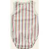 Stripe Mix Tank Onesie, Red/Blue Stripes - Onesies - 3