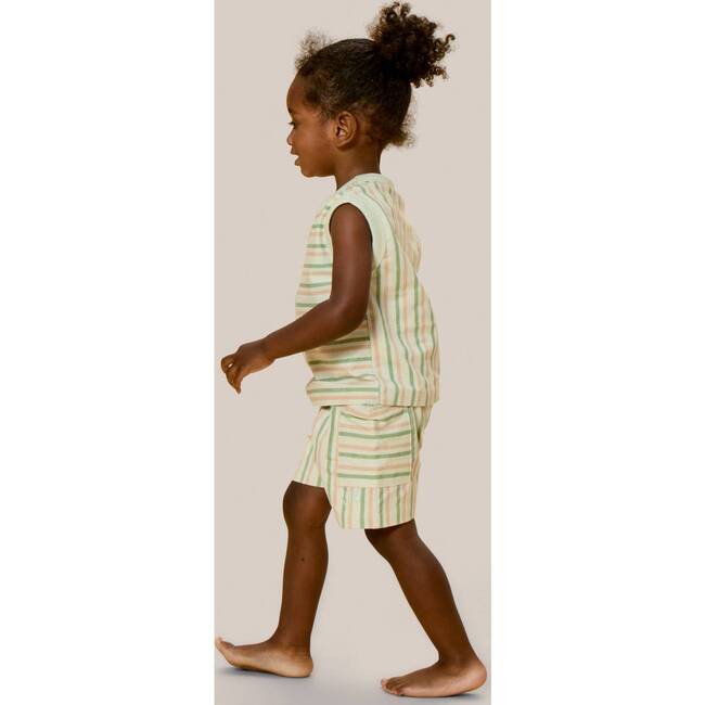 Stripe Mix Set, Green/Pink Stripes - Mixed Apparel Set - 2