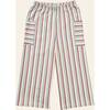 Stripe Mix Pocket Pants, Red/Blue Stripes - Pants - 1 - thumbnail