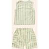 Stripe Mix Set, Green/Pink Stripes - Mixed Apparel Set - 3