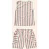 Stripe Mix Set, Red/Blue Stripes - Mixed Apparel Set - 3