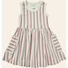 Stripe Mix Pocket Dress, Red/Blue Stripes - Dresses - 1 - thumbnail