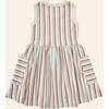 Stripe Mix Pocket Dress, Red/Blue Stripes - Dresses - 3
