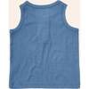 Henley Tank Top, Navy - Tank Tops - 3