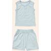 Henley Tank Set, Blue Stripes - Mixed Apparel Set - 1 - thumbnail